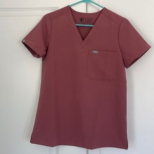 FIGS Mauve Catarina Scrub Top